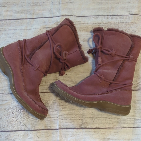 Cozy Women's Winter Boots - Brown - Picture 1 of 6